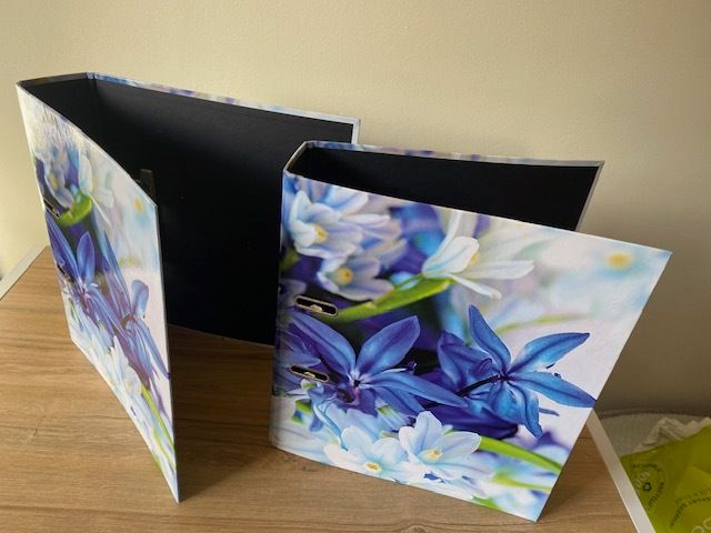 Lever Arch Files x 4 - New - Blue & Purple