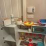 Kids Wooden Play Kitchen & Market Stall Bundle Image 2