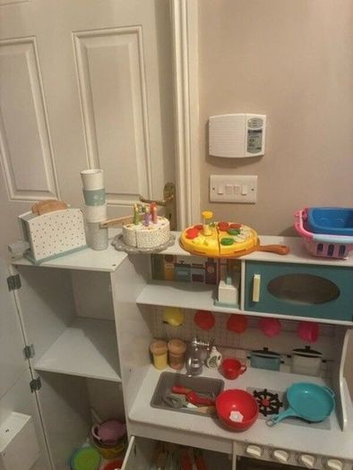 Kids Wooden Play Kitchen & Market Stall Bundle