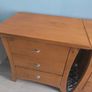 Matching bedside solid wood lockers Image 3