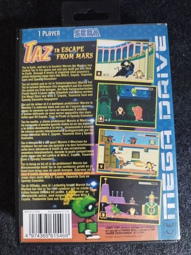Taz in Escape from Mars. Sega Megadrive