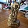 Vintage Brass Coal Miner Image 4