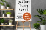 Custom Foam Board | Personalized Poster | Event Custom Printing Foamboard Sign | Welcome Sign | Announcement Sign | Wedding Foamboard Sign