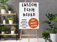 main image for ad Custom Foam Board | Personalized Poster | Event Custom Printing Foamboard Sign | Welcome Sign | Announcement Sign | Wedding Foamboard Sign
