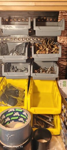 Large Workshop Hardware   Fixings Job Lot   Screws, Nuts, Washers, Allen Keys   Storage