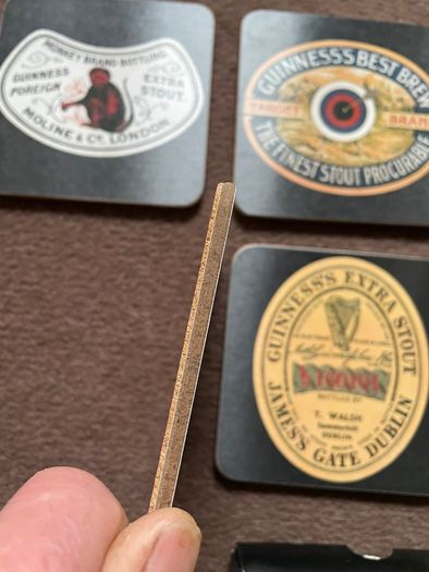 Guinness Set of Cork Backed Coasters