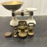 Vintage The Viking Balance Scales with Brass Bowl & Weights Image 4
