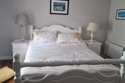 King size bed frame and mattress