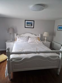 King size bed frame and mattress