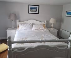 King size bed frame and mattress