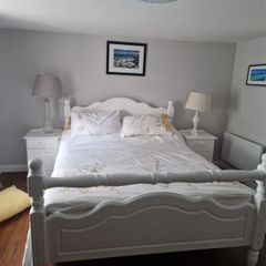 King size bed frame and mattress