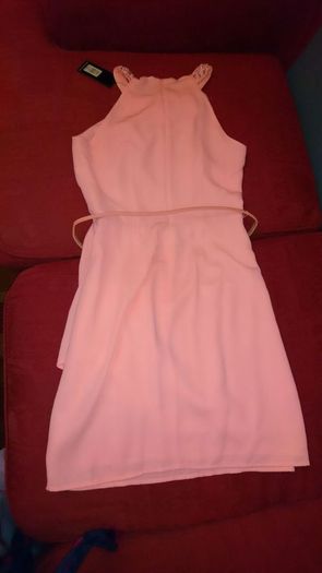 Size 8 peach Oasis dress