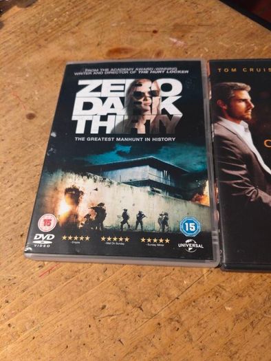 2 Dvds, Zero Dark Thirty, collateral.