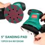 BRAND NEW 300W Random Orbital Electric Sander Machine with 12Pcs Sandpapers Image 3
