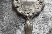 Old vintage Silverine vanity mirror