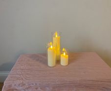 Candle Holder & Battery Candles