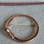 Pandora Tiara wishbone cubic zirconia rose gold plated size 54 perfect condition (no box) Image 5