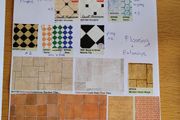 Dolls house wallpaper - tiling