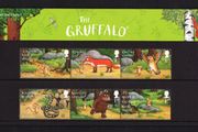 2019 Great Britain Children's Books - The 20th Anniversary of The Gruffalo Commemorative Stamps &amp; Miniature Sheet Presentation Pack