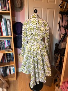 High low hand made coat