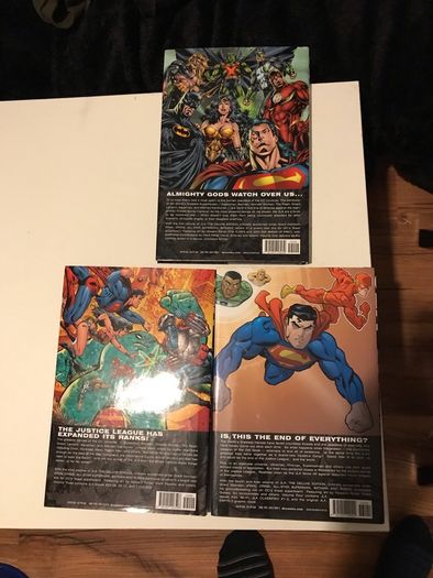 JLA Deluxe Volumes 1,3&4 Hardcover (Rare Out of print)