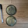 Pair of brass pin trays Image 2