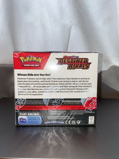 Pokemon Destined Rivals Booster Box (Perfectly Sealed, 36 Boosters)
