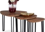 Set of 3 Triangular Side Tables - Free Delivery Nationwide