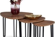 Set of 3 Triangular Side Tables - Free Delivery Nationwide