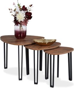 Set of 3 Triangular Side Tables - Free Delivery Nationwide