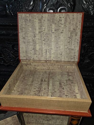 Faux Book Cabinet