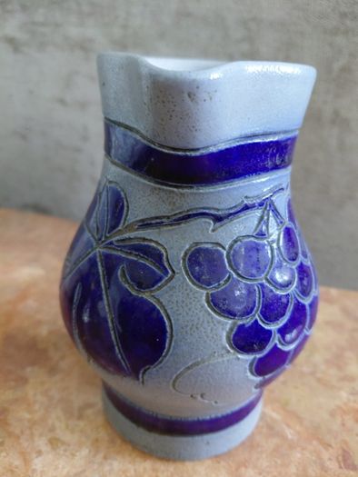 vintage pitcher Ant. Krummeich Gres D'alsace Betschdorf pottery jug