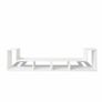 TV Cabinet Double L-Shaped White Image 4