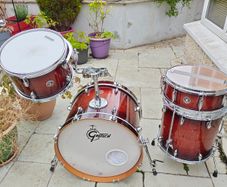 Gretsch Catalina Club 20'' Shell Pack With Snare, Gloss Crimson Burst