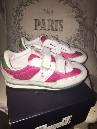 Pink Ralph Lauren a runners