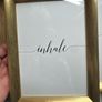 Yoga posters 5 framed one unopened Image 3