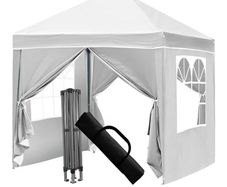 3x3m White Heavy Duty Pop-Up Gazebo