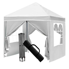 3x3m White Heavy Duty Pop-Up Gazebo