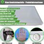 100% Virgin Materials (2M X 10M), Heavy Duty (150um/6mil) Polythene Clear Greenhouse Plastic Sheeting, 4Years Lifetime UV Resistant and 90% High Light Transmission Greenhouse Film Image 2