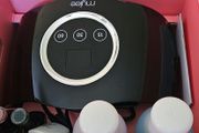 nail lamp and gel polish and nail tips