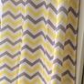 Curtains - geometric yellow / grey pattern Image 2