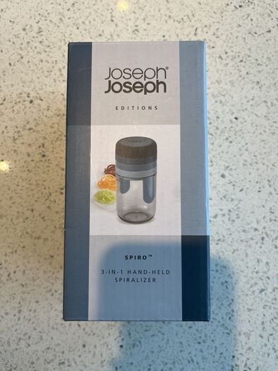 Joseph Joseph editions - SPIRO 3 in 1 Hand Held Spiralizer - NEW