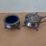 2 x small silver salt bowls Image 6