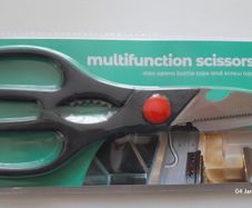 Keep It Handy Multifunction Scissors Kitchen Shears Heavy Duty Sharp Cutter Bottle Opener Black