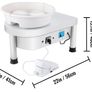 280w Electric Pottery Wheel Machine 25cm W/ Detachable Basin Ceramic Formectric Pottery Image 6