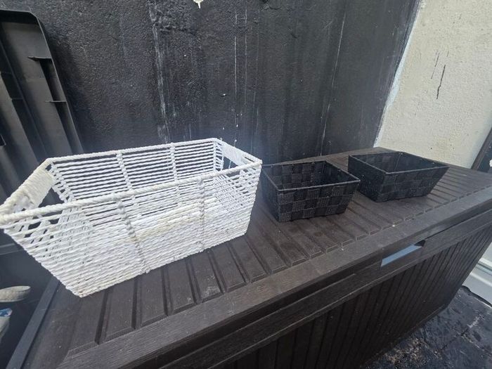 storage baskets 2 euro for all 3