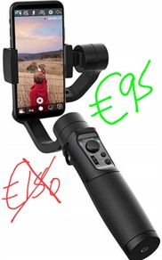 Vlogg Youtube TikTok, Hohem iSteady Mobile+ Plus 3-Axis Handheld Stabilizing Gimbal for Smartphone