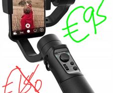 Vlogg Youtube TikTok, Hohem iSteady Mobile+ Plus 3-Axis Handheld Stabilizing Gimbal for Smartphone