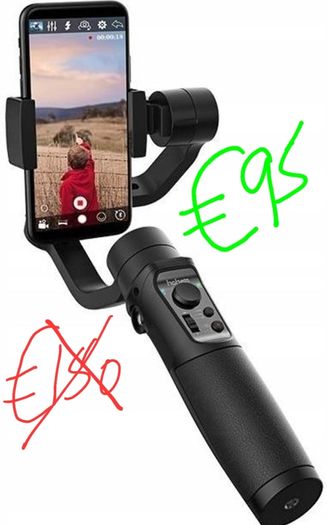 Vlogg Youtube TikTok, Hohem iSteady Mobile+ Plus 3-Axis Handheld Stabilizing Gimbal for Smartphone