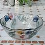 Vintage French Large Glass Salad Bowl Image 6